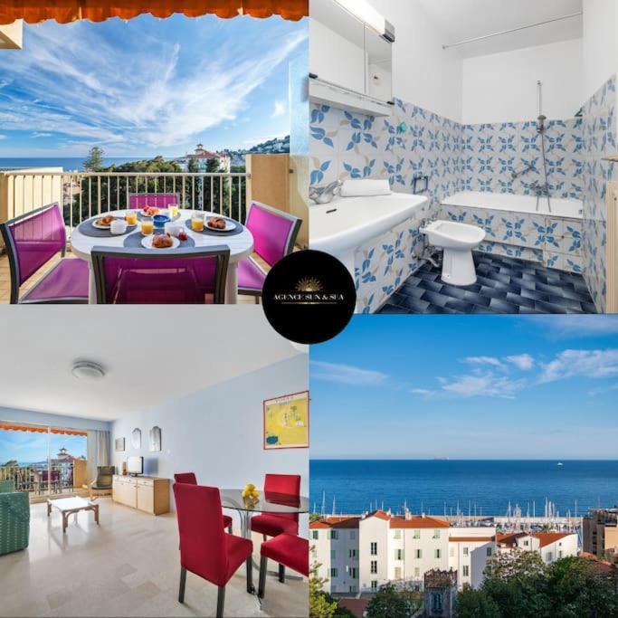 Le Fontana Rosa - Vue Mer - Terrasse - Parking Inclus Menton Kültér fotó